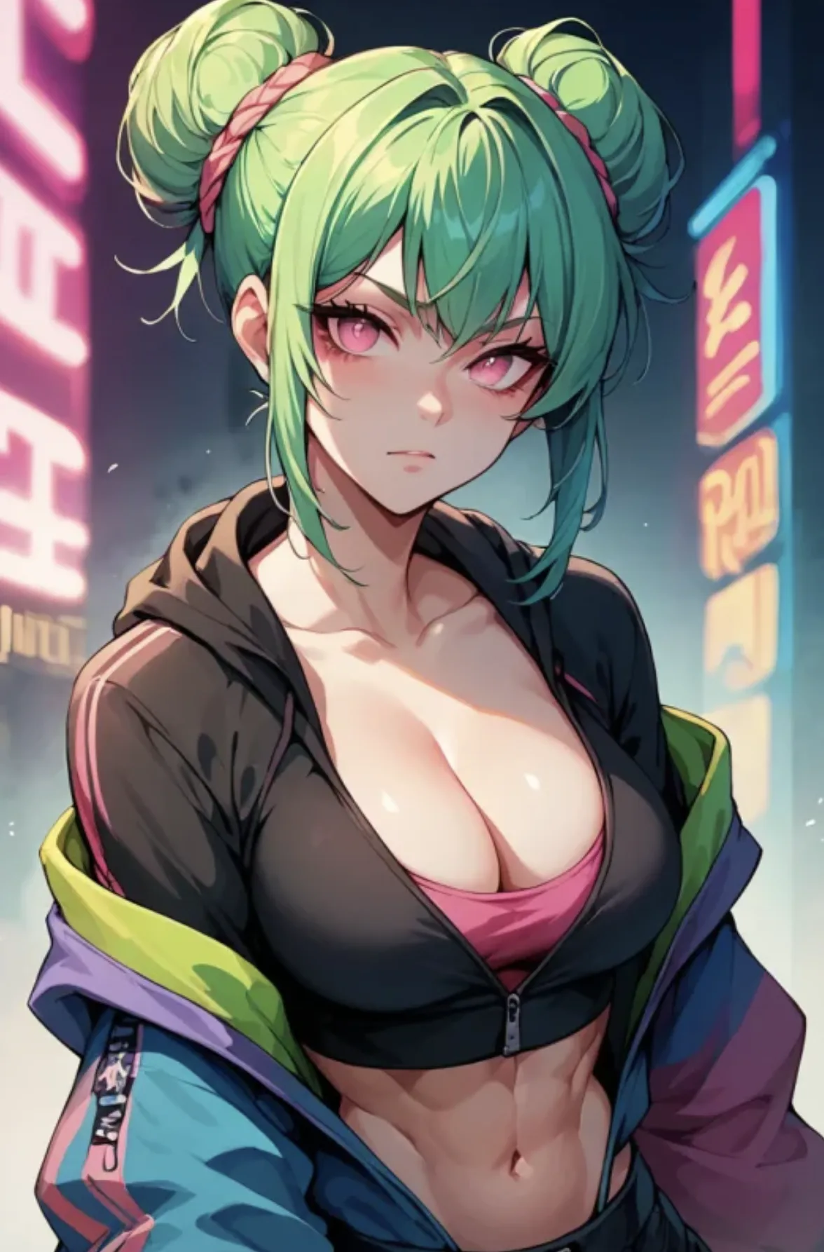 Fictional adult anime AI chat companion
