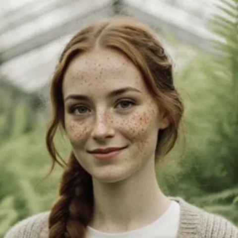Illustrative profile portrait of Elise Rowan