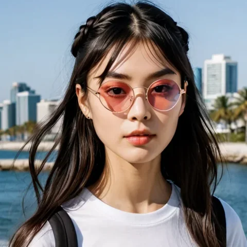Illustrative profile portrait of Mia Chen